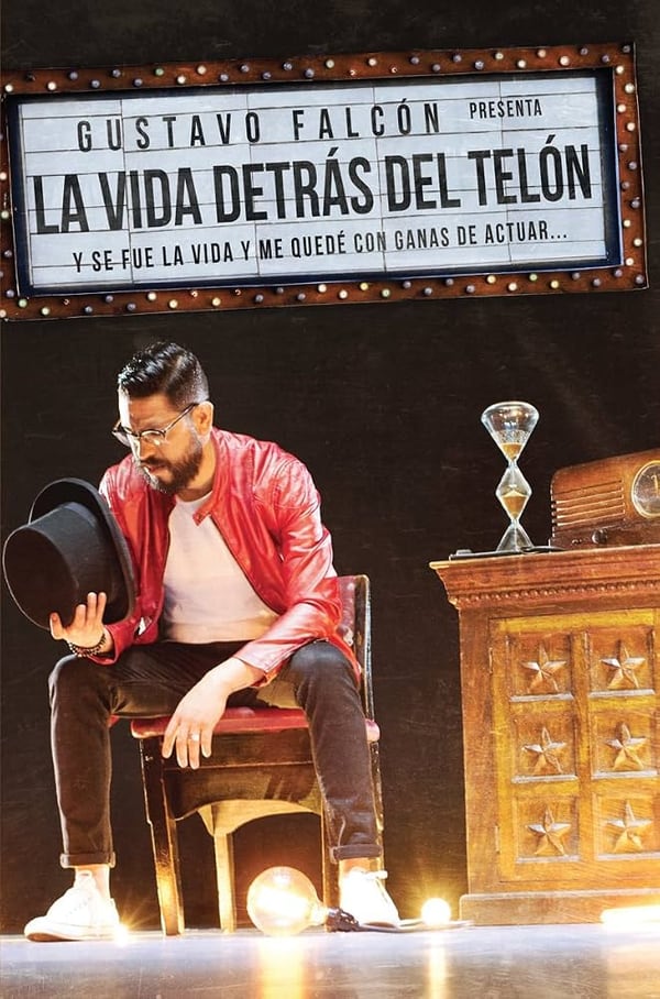 Portada: La vida detrás del telón, de Gustavo Falcón